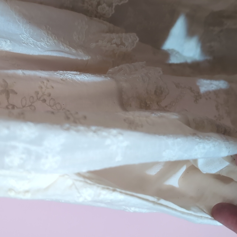 NWT The Cottage Core Cream Lace Dress M/L - Picture 7 of 10